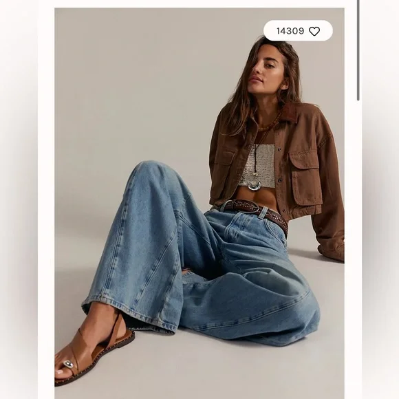 We The Free Eden High Slouchy Flare Jean - Picture 7 of 11